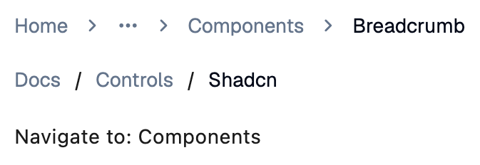 breadcrumb